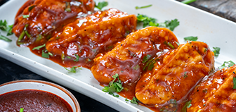 Pan-Fried Cheese Corn Momo (6 pcs.)